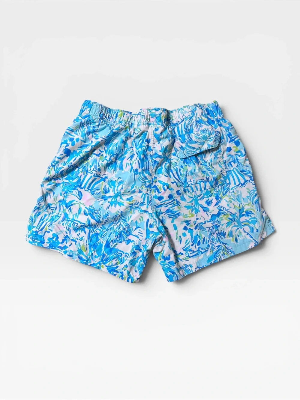 Lilly Pulitzer Men's XL blue/pink tropical Swim Trunk